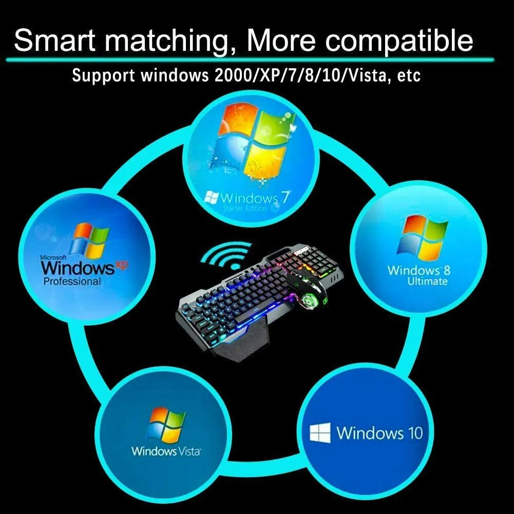 NexaKeys Pro keyboard compatibility with Windows 7 8 10 Vista PC PS4 and laptop