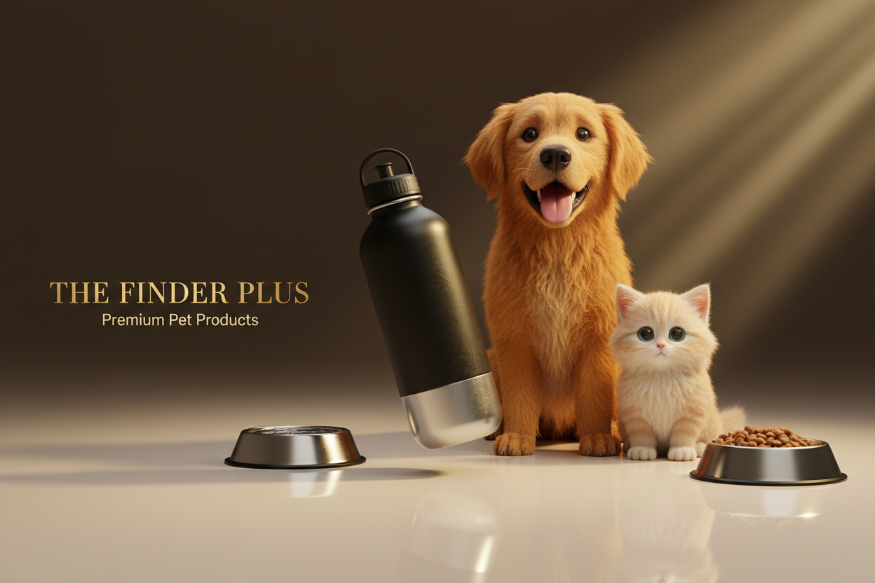 THE FINDER PLUS - Ultra 3D CGI Hero Banner